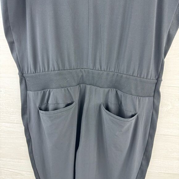 Athleta Brooklyn Ribbed V-Neck Sleeveless High Waist Jumpsuit - Picture 7 of 10